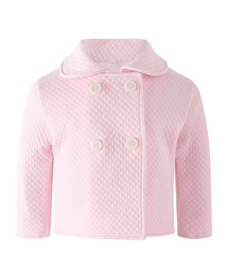Rachel Riley Girls' Pima Quilted Jacket - Baby