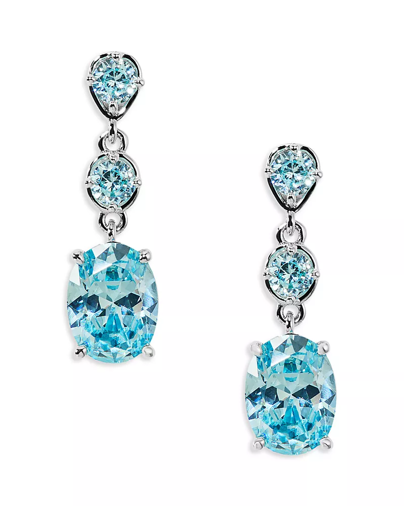 Nadri Maiden Cubic Zirconia Drop Earrings