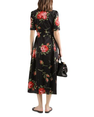 dolce and gabbana shirt dress Dolce & Gabbana Cotton Shirt Dress With Cut-out Detailing