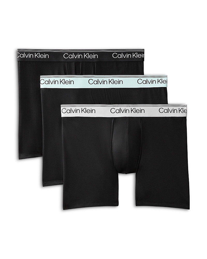 Calvin Klein Microfiber Stretch Boxer Briefs - 3 pack