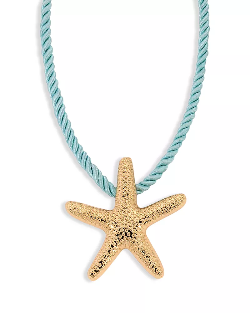 Ettika Starfish Statement Pendant Necklace, 16