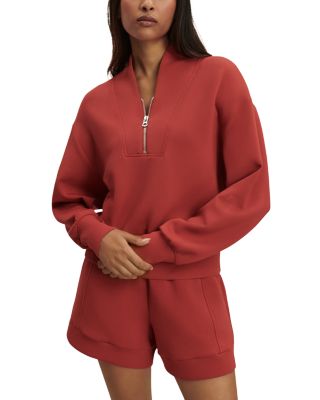 Davidson Half Zip Sweatshirt & Atrium High Rise Shorts