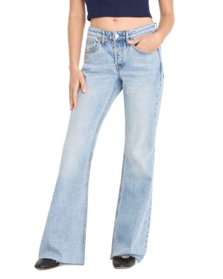 Vintage Low Relaxed Flare Jeans in Indigo1288