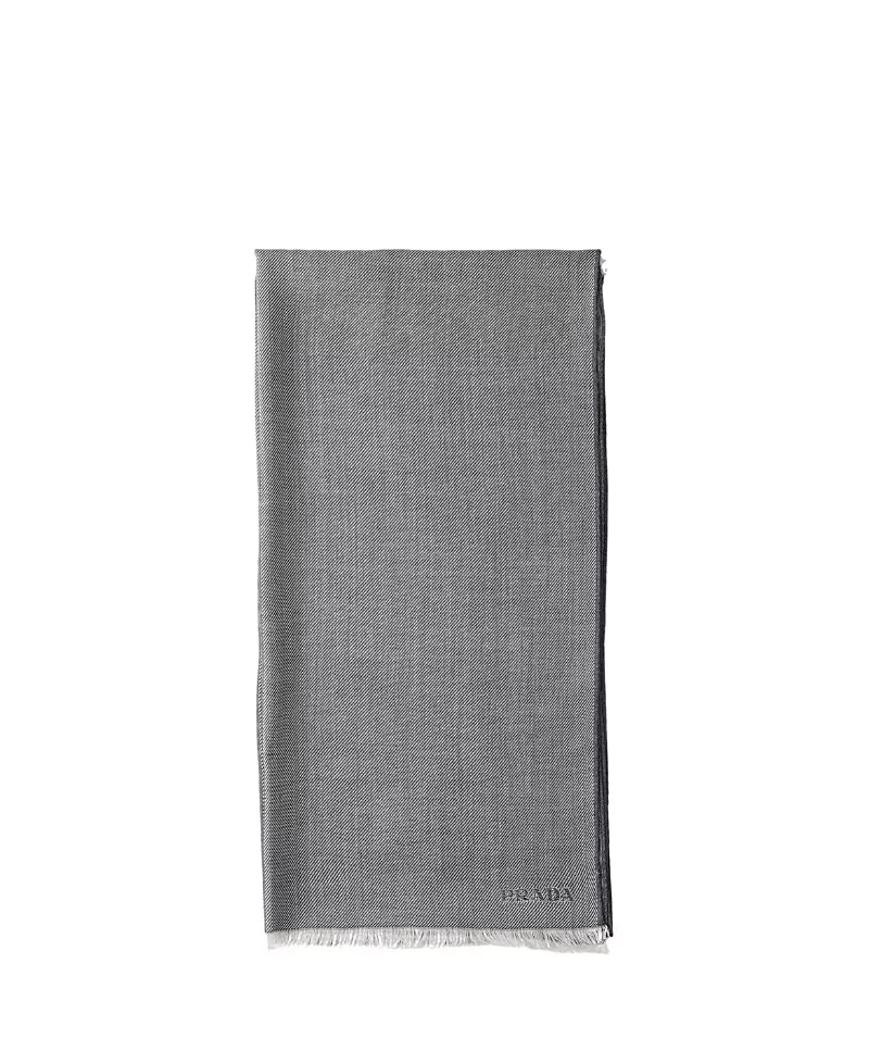 Prada Cashmere, Wool and Silk Scarf