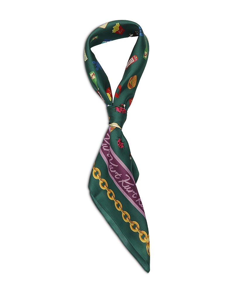 Kurt Geiger London Icons Silk Square Scarf