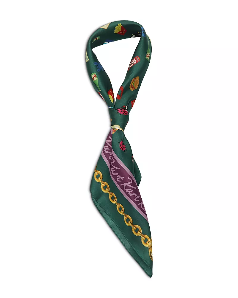 Kurt Geiger London Icons Silk Square Scarf