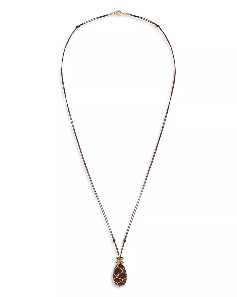 Roxanne Assoulin The Netted Stone Pendant Necklace, 30