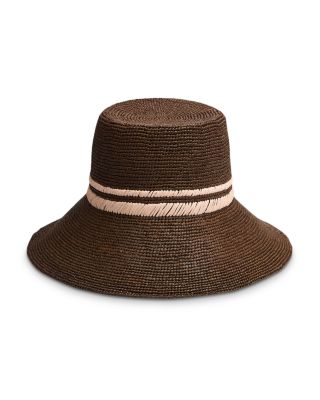 Jade Rollable Raffia Bucket Hat
