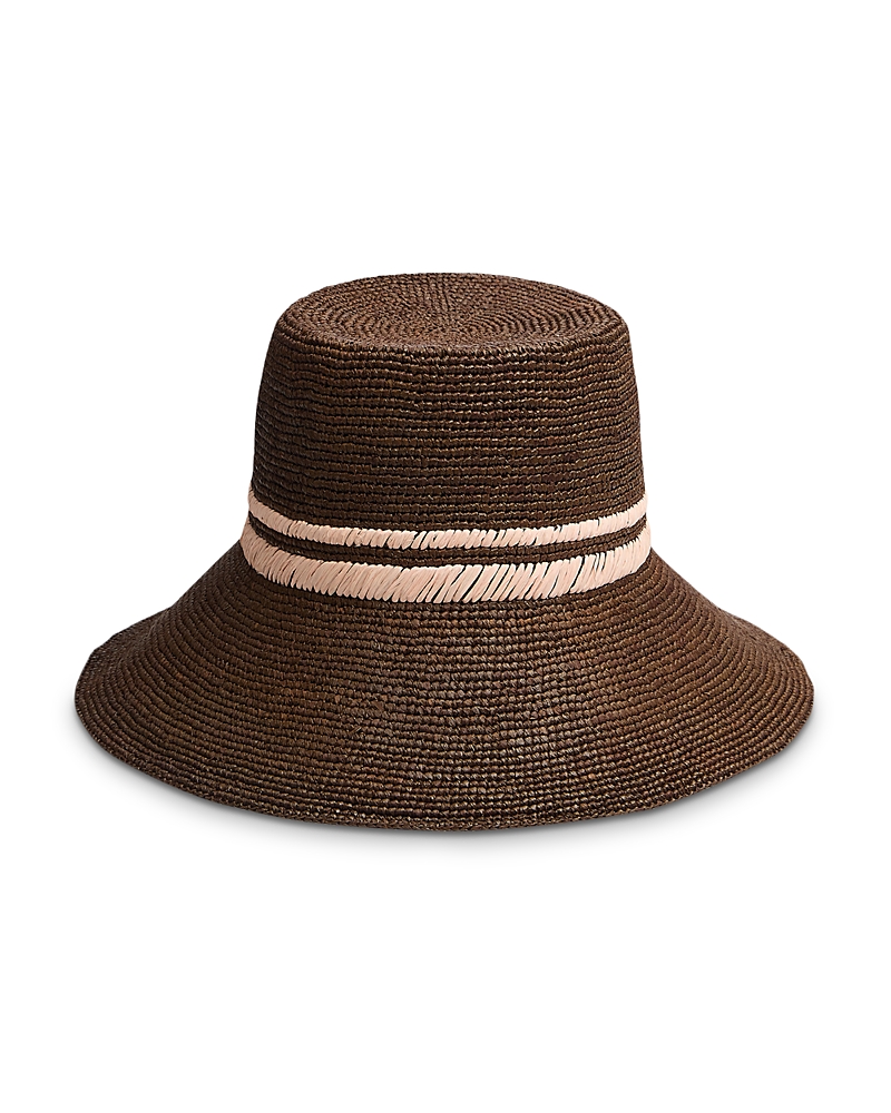rag & bone Jade Rollable Raffia Bucket Hat