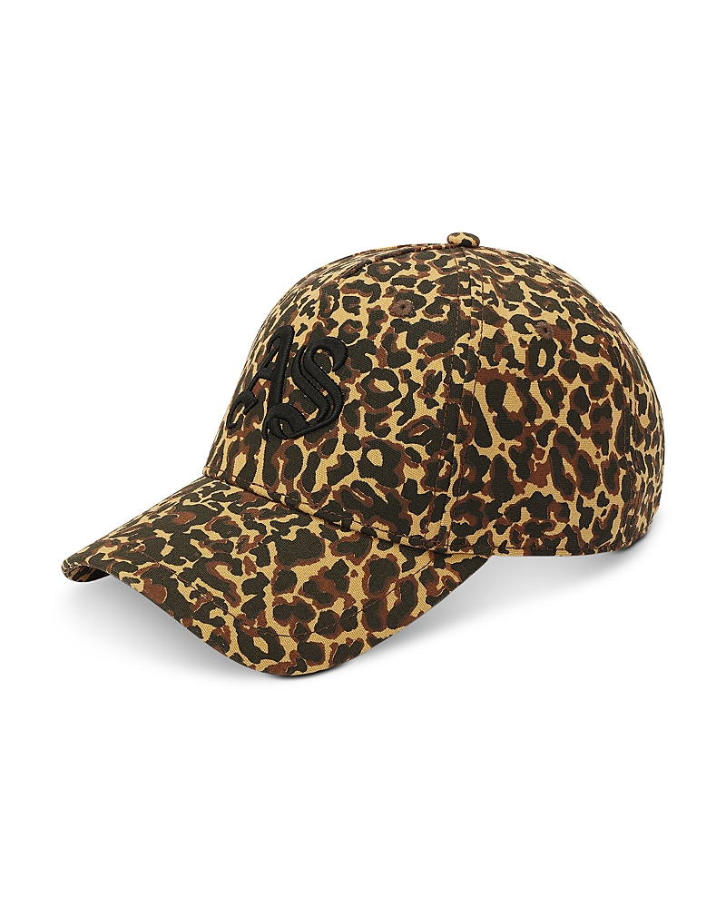 Allsaints Gothic Leopard Print Baseball Cap