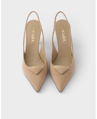  Women's Suede Slingback Pumps