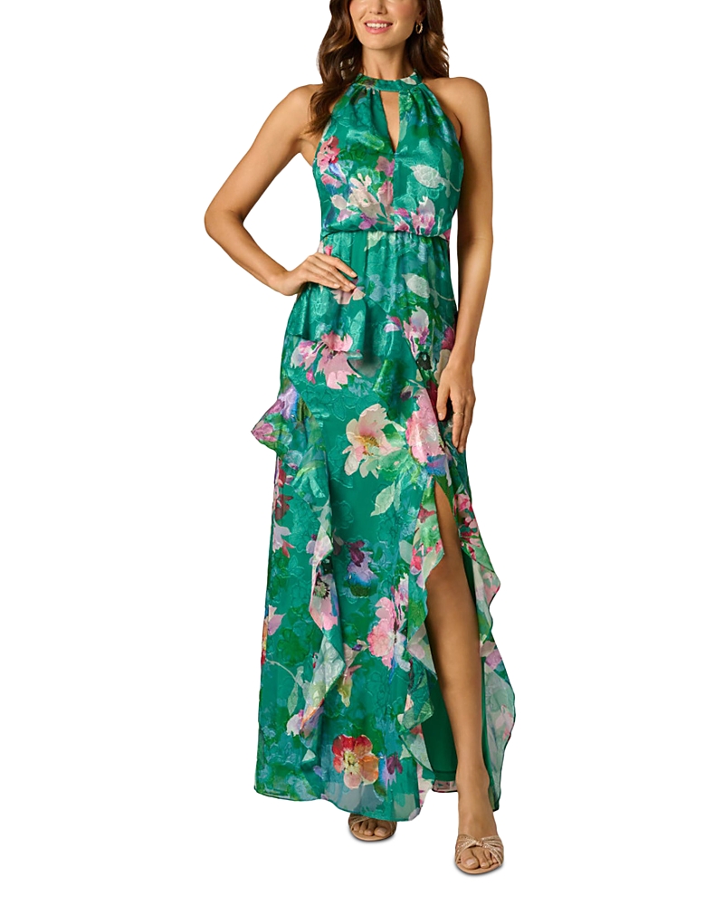 Adrianna Papell Printed Mermaid Dress