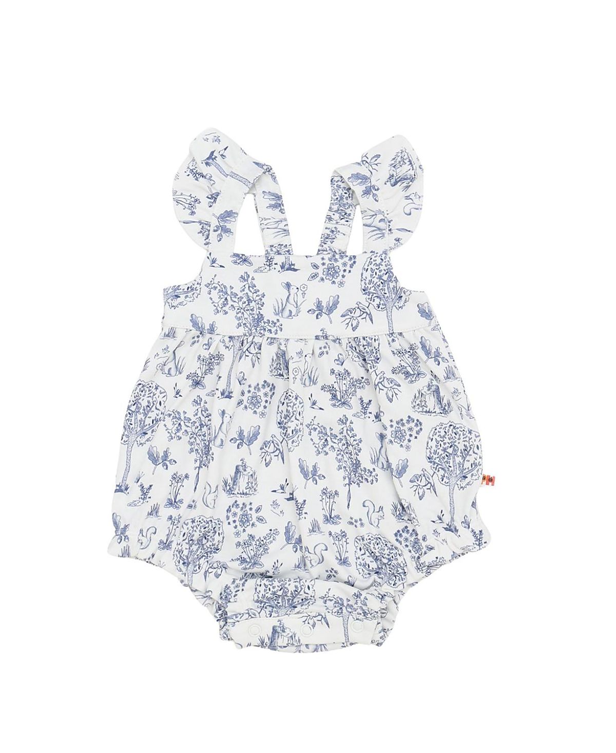 Petite Hailey Girls' Ruffle Bubble Romper - Baby
