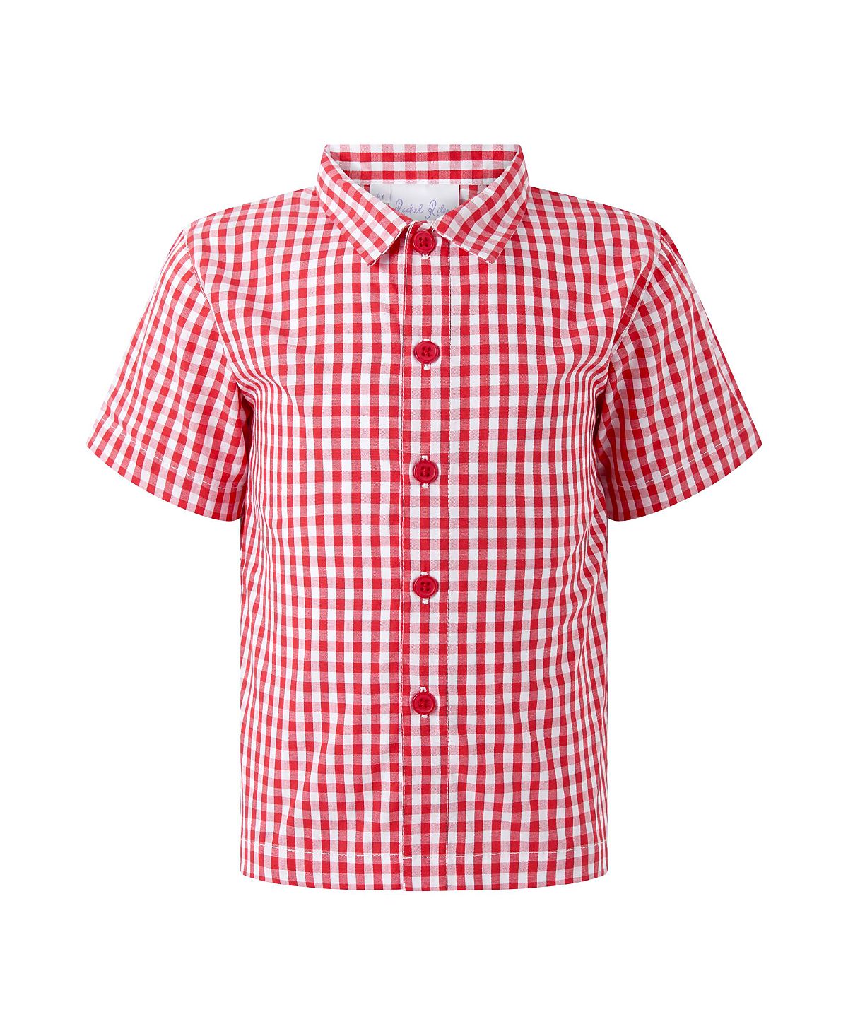 Rachel Riley Boys' Gingham Shirt - Little Kid, Big Kid