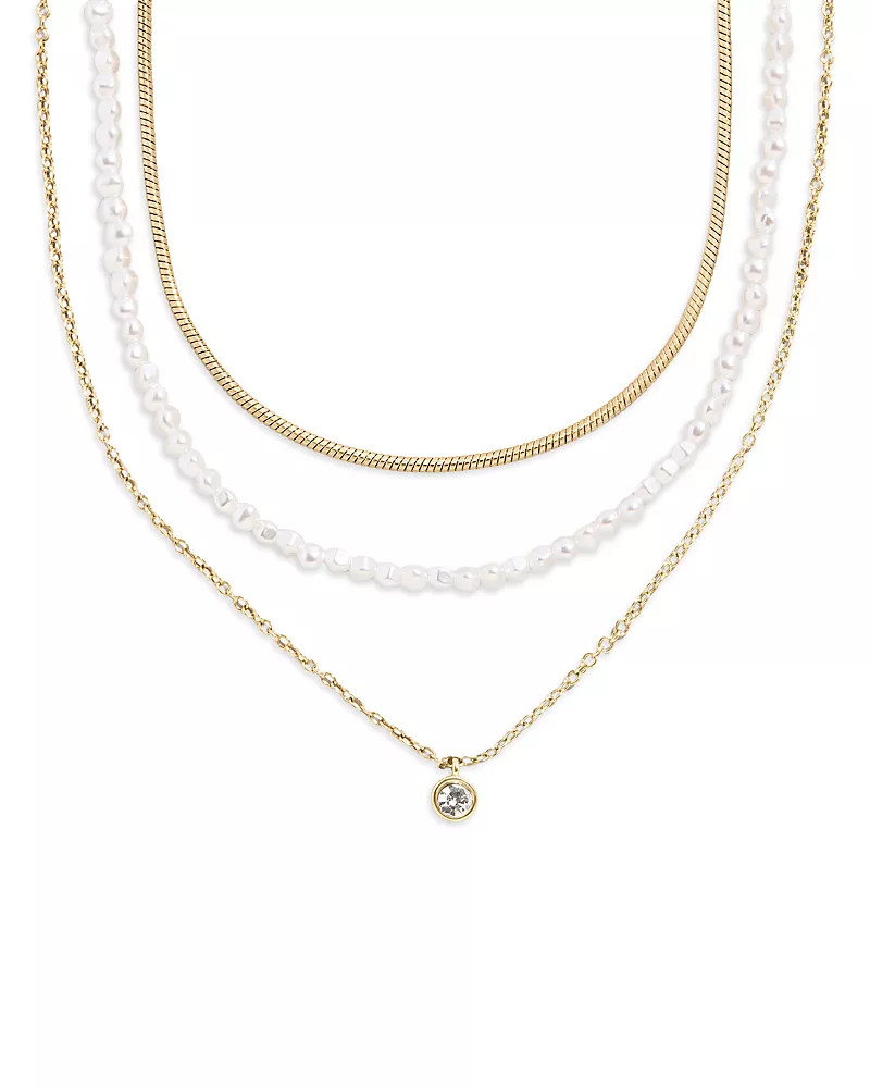 Baublebar Rue Mixed Chain Necklaces, Set of 3