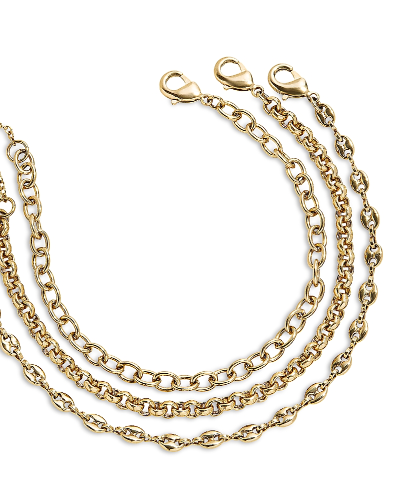 Baublebar Emmy Mixed Chain Bracelets, Set of 3