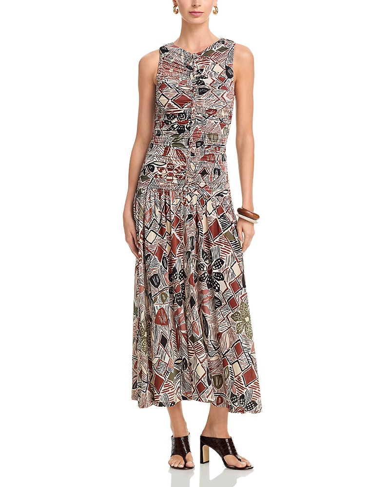 Farm Rio Rustic Flowers Dress
