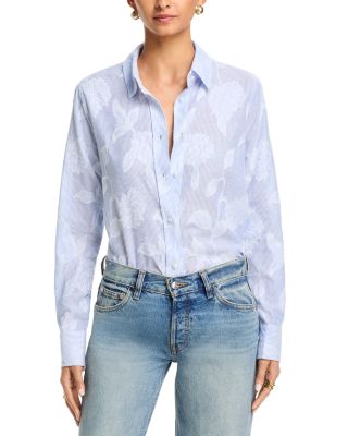 Malinda Floral Stripe Shirt