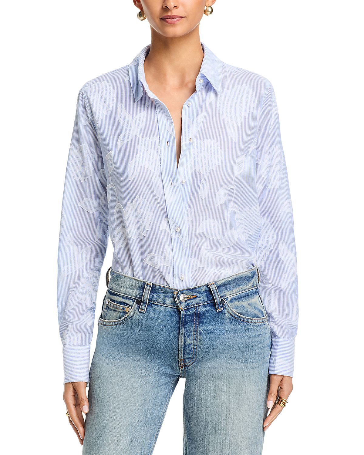 Generation Love Malinda Floral Stripe Shirt