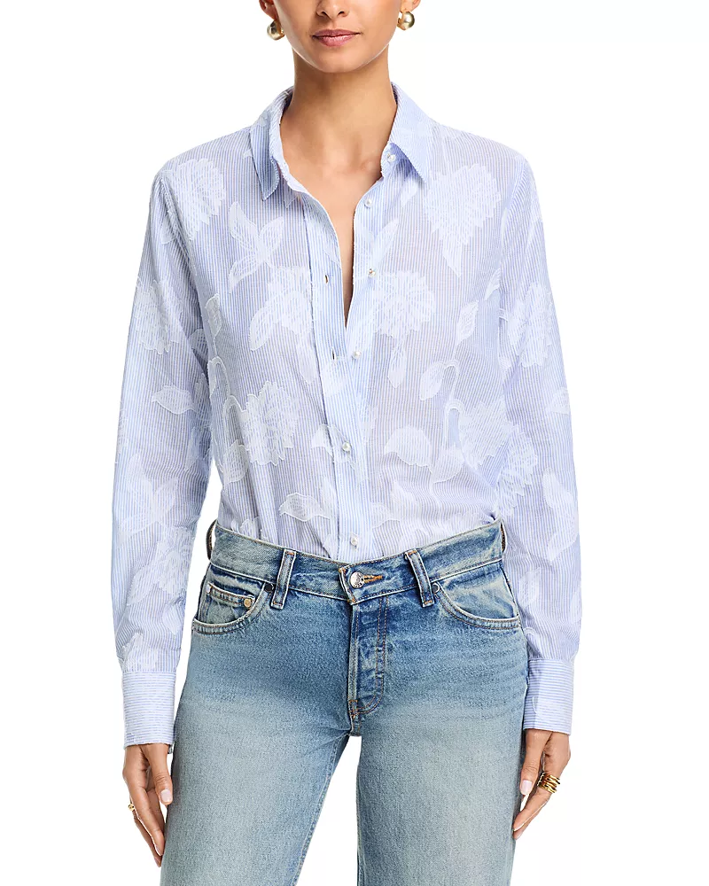 Generation Love Malinda Floral Stripe Shirt