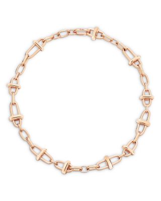 18K Rose Gold Iconica Open Link Chain Necklace, 17.3"