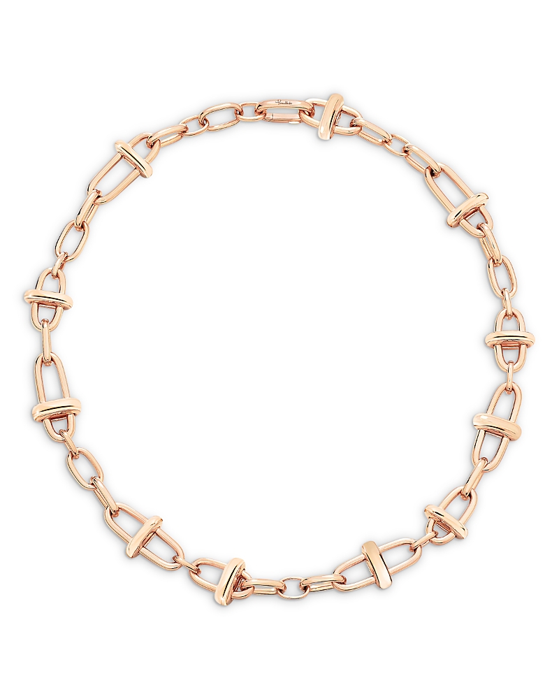 Pomellato 18K Rose Gold Iconica Open Link Chain Necklace, 17.3