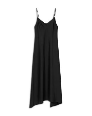 allsaints black slip dress All Saints black sweater slip dress size L main image 0