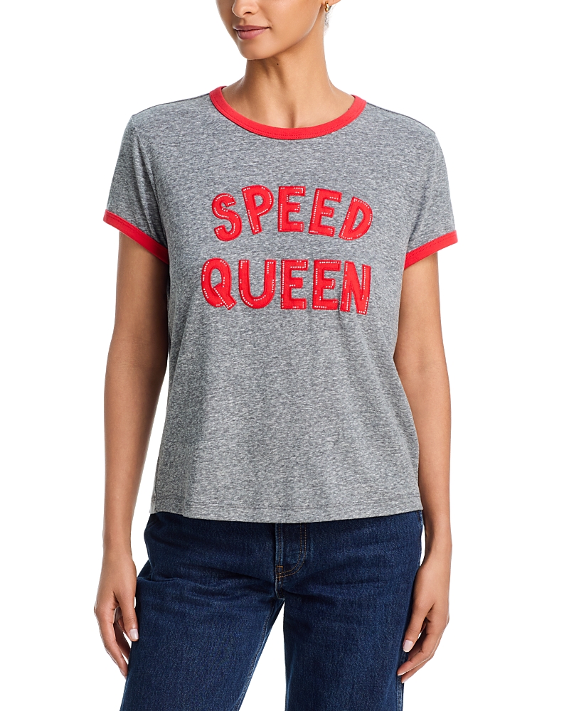 Mother The Boxy Goodie Goodie Ringer Tee