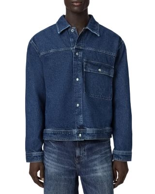 Cast Denim Jacket in Dark Indigo