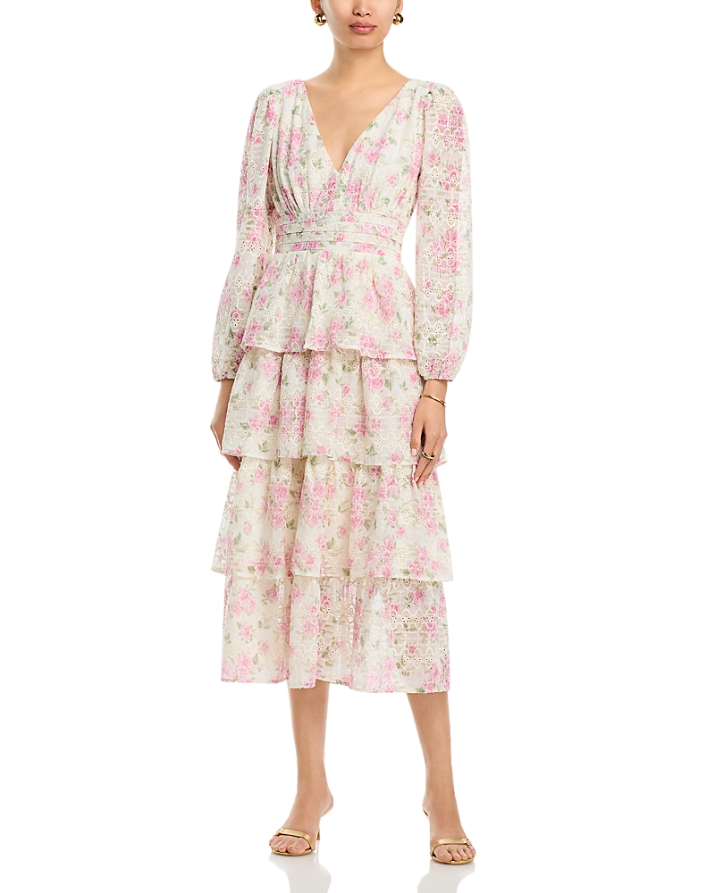 Layered with Love Eliana Floral Embroidered Dress