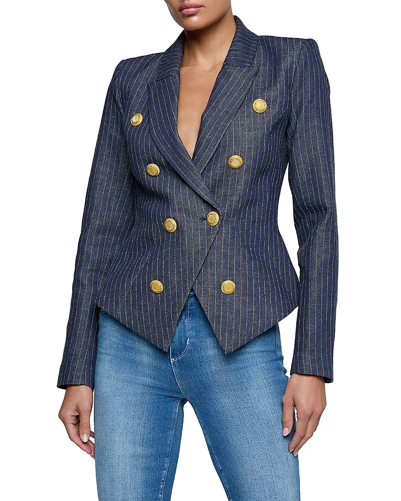 L'Agence Solar Structured Blazer