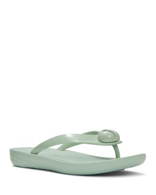 Women's iQushion™ Glossy Button Sandals