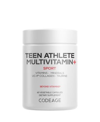  Teen Athlete Multivitamin+, Creatine, UC-II Collagen, Iron, Taurine, K2, Ashwagandha