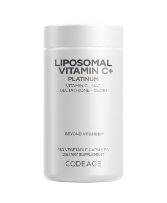  Liposomal Vitamin C+ Platinum, NAC, Glutathione, Resveratrol, Rutin, Ubiquinol CoQ10