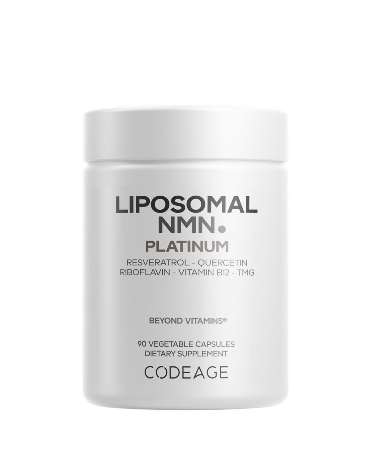 Liposomal NMN Supplement, NAD precursor, Resveratrol, Betaine, Riboflavin & B12, Quercetin