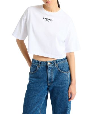 Embroidered Balmain Paris T-Shirt