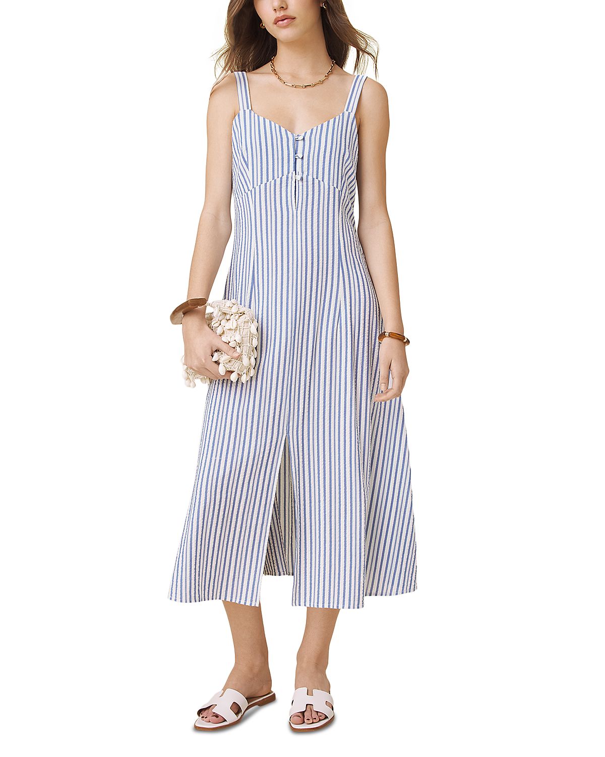 Splendid Madelyn Striped Midi Dress