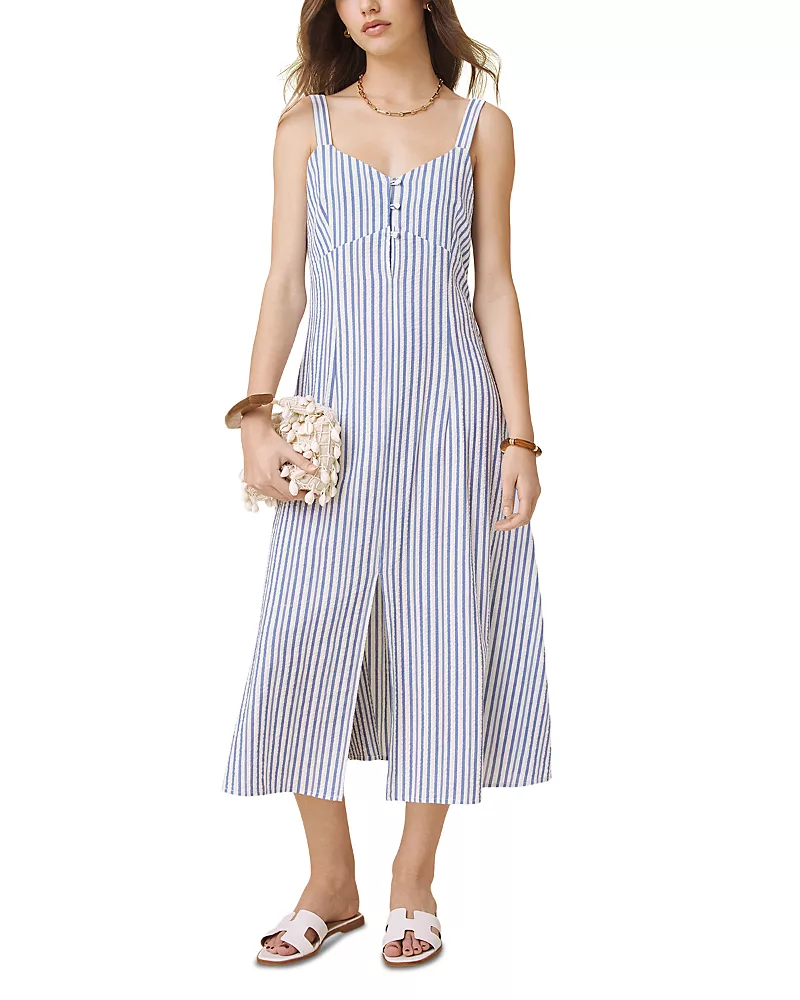 Splendid Madelyn Striped Midi Dress