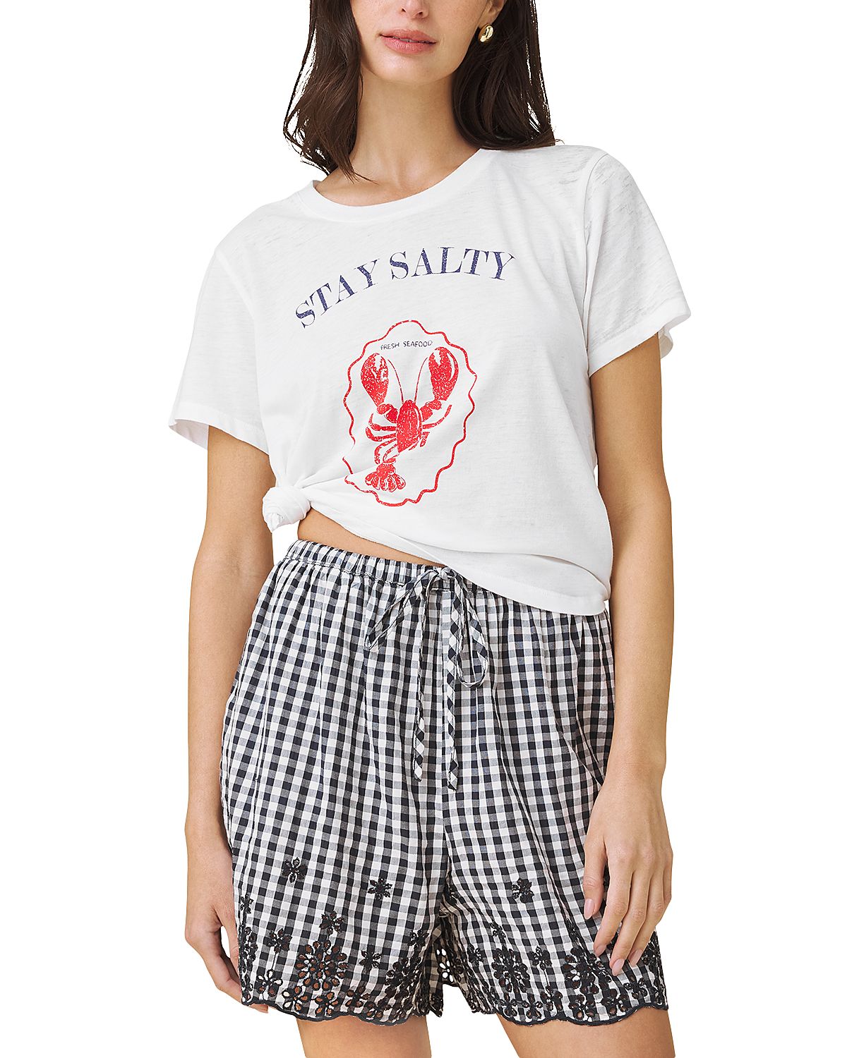Splendid Stay Salty Graphic Tee