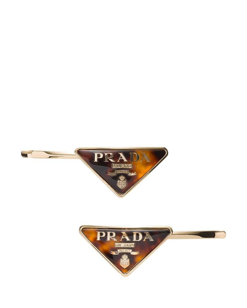 Prada Plexiglas And Metal Barrette