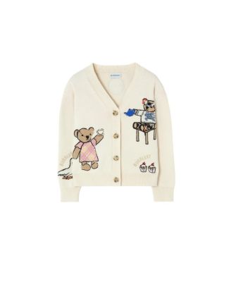 Girls' Tea Party Cotton Blend Cardigan - Little Kid, Big Kid