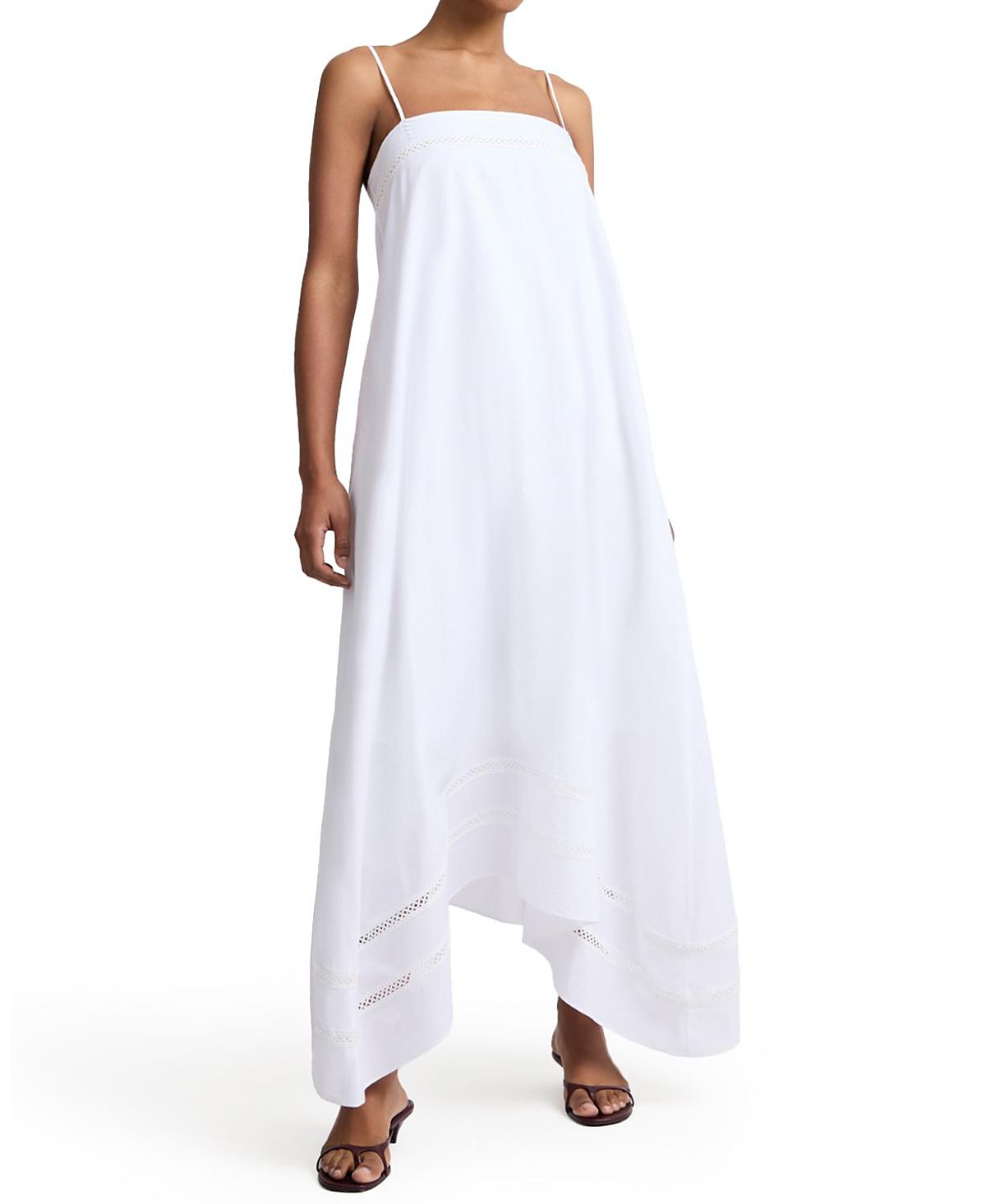 Onia Square Neck Handkerchief Dress