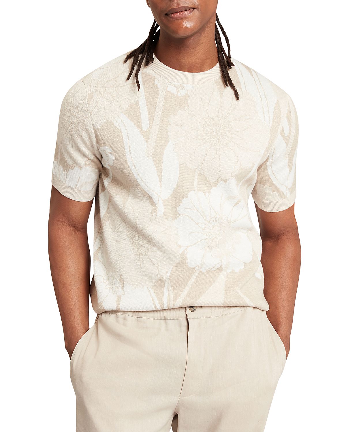 Ted Baker Baryn Floral Jacquard T-Shirt