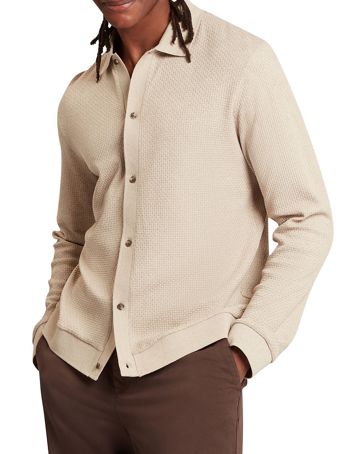 Ted Baker Wilkes Regular Fit Long Sleeve Polo Shirt