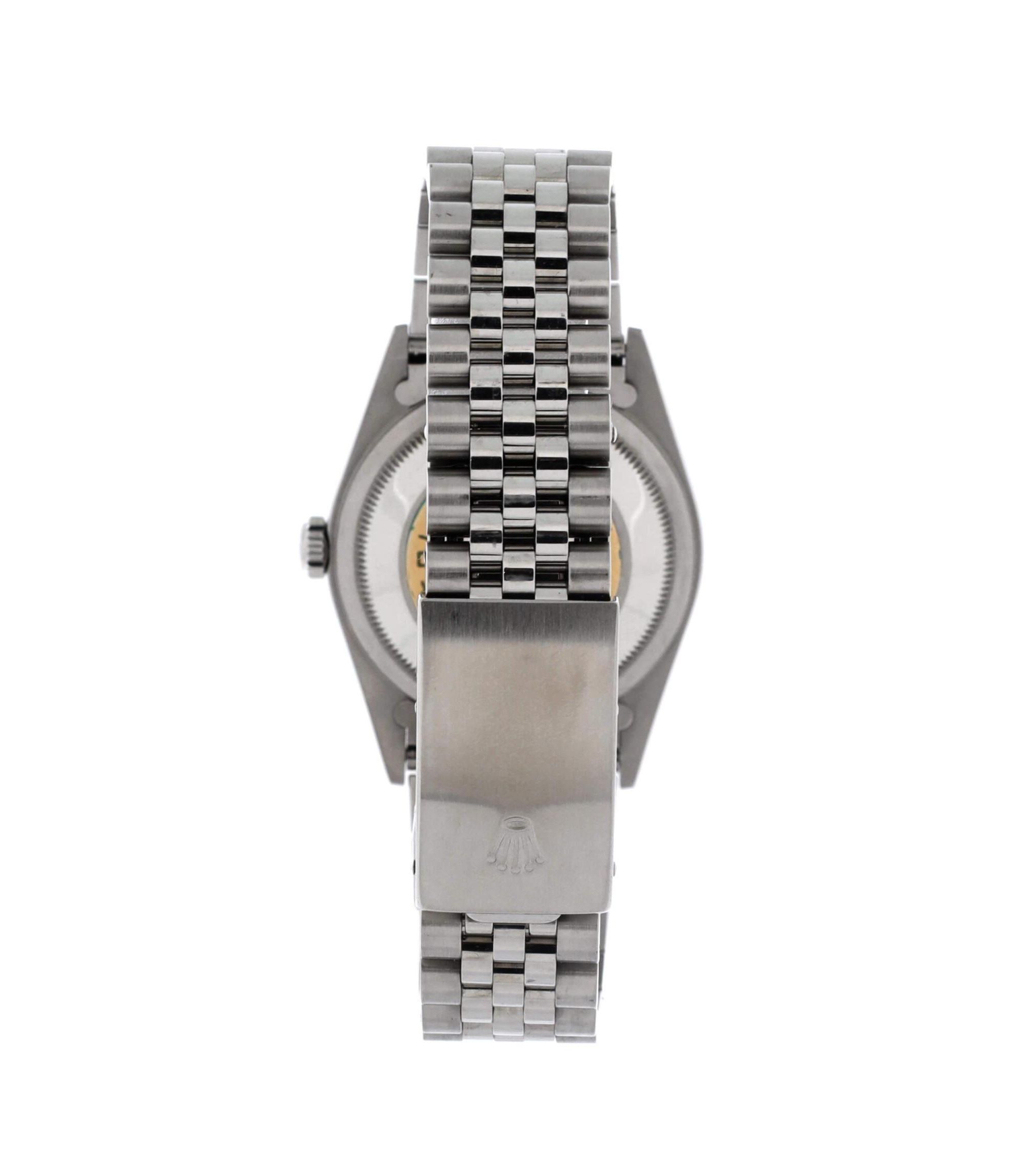 Oyster Perpetual Datejust Automatic Watch in Stainless Steel and White Gold 36mm — Image 4