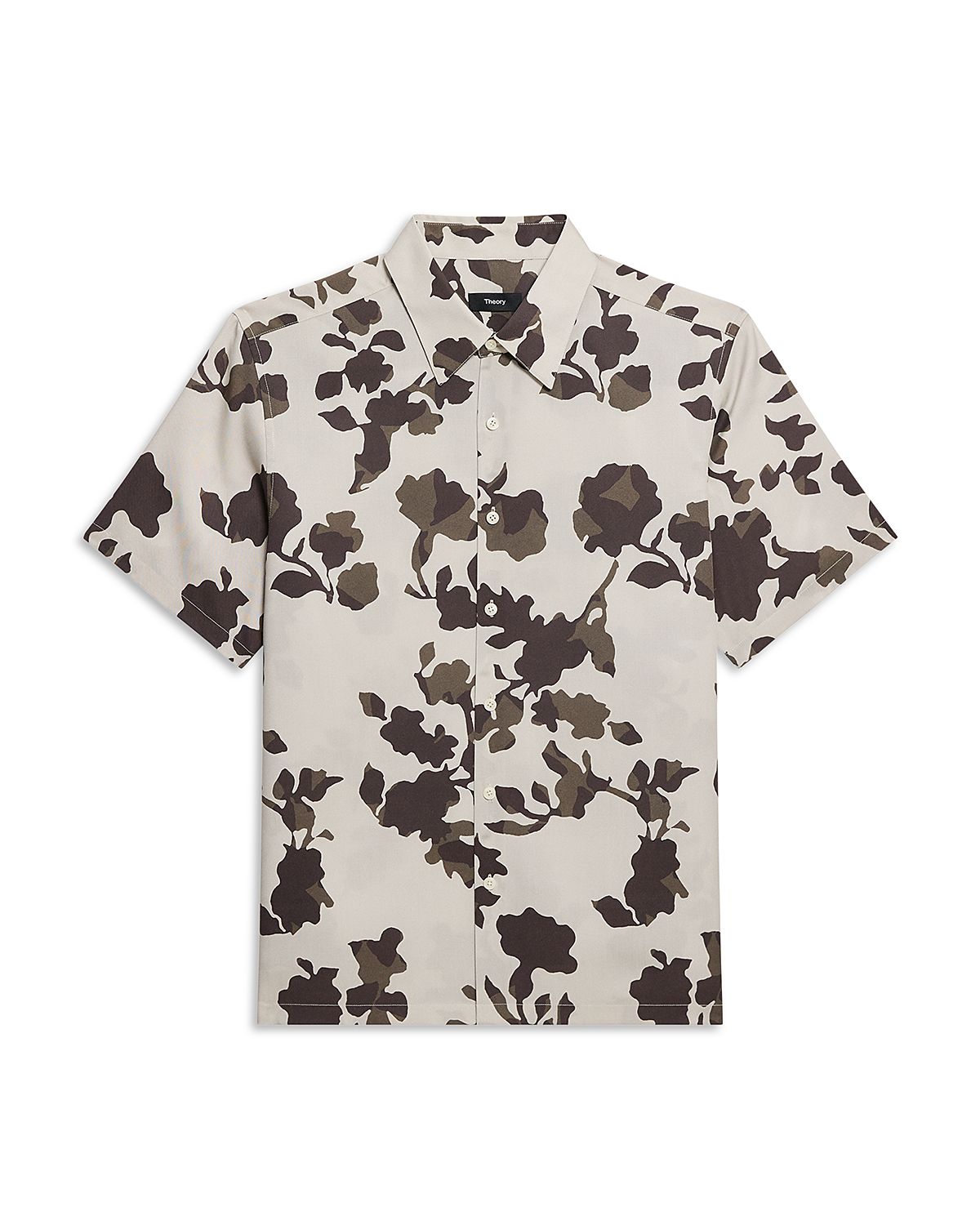 Theory Irving Tropical Floral Shirt