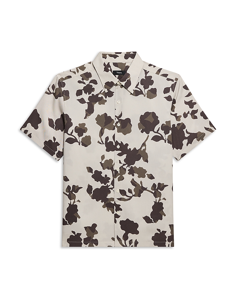 Theory Irving Tropical Floral Shirt