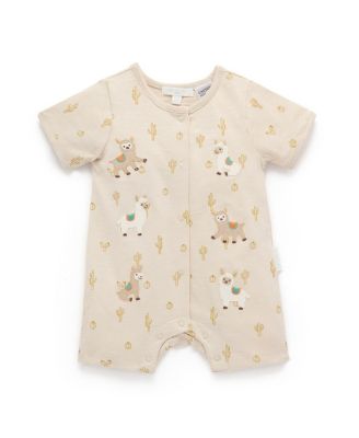 Unisex Llama Fiesta Short Romper - Baby