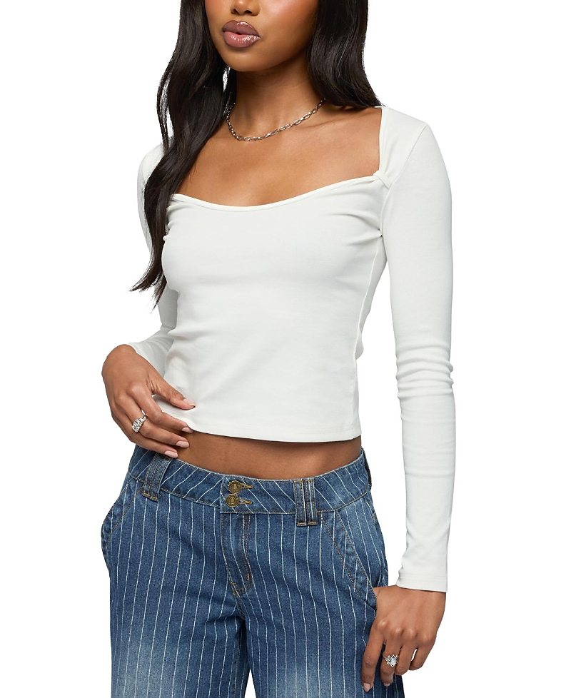 Edikted Ximena Scoop Neck Top
