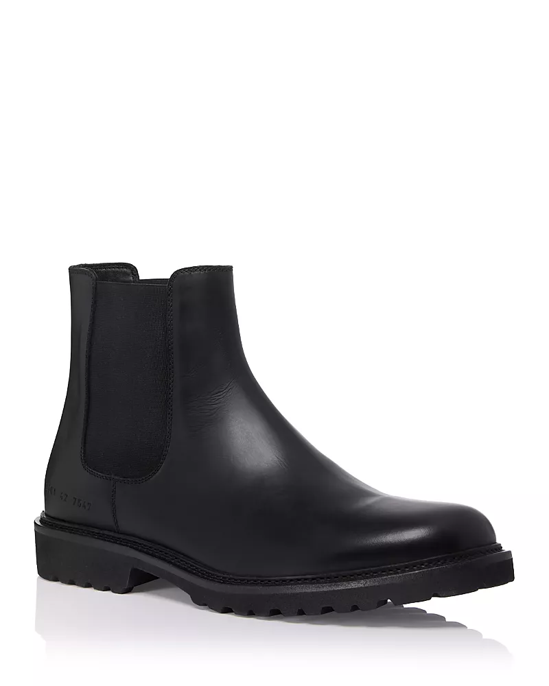 Common Projects Men's Leather Chelsea Boots